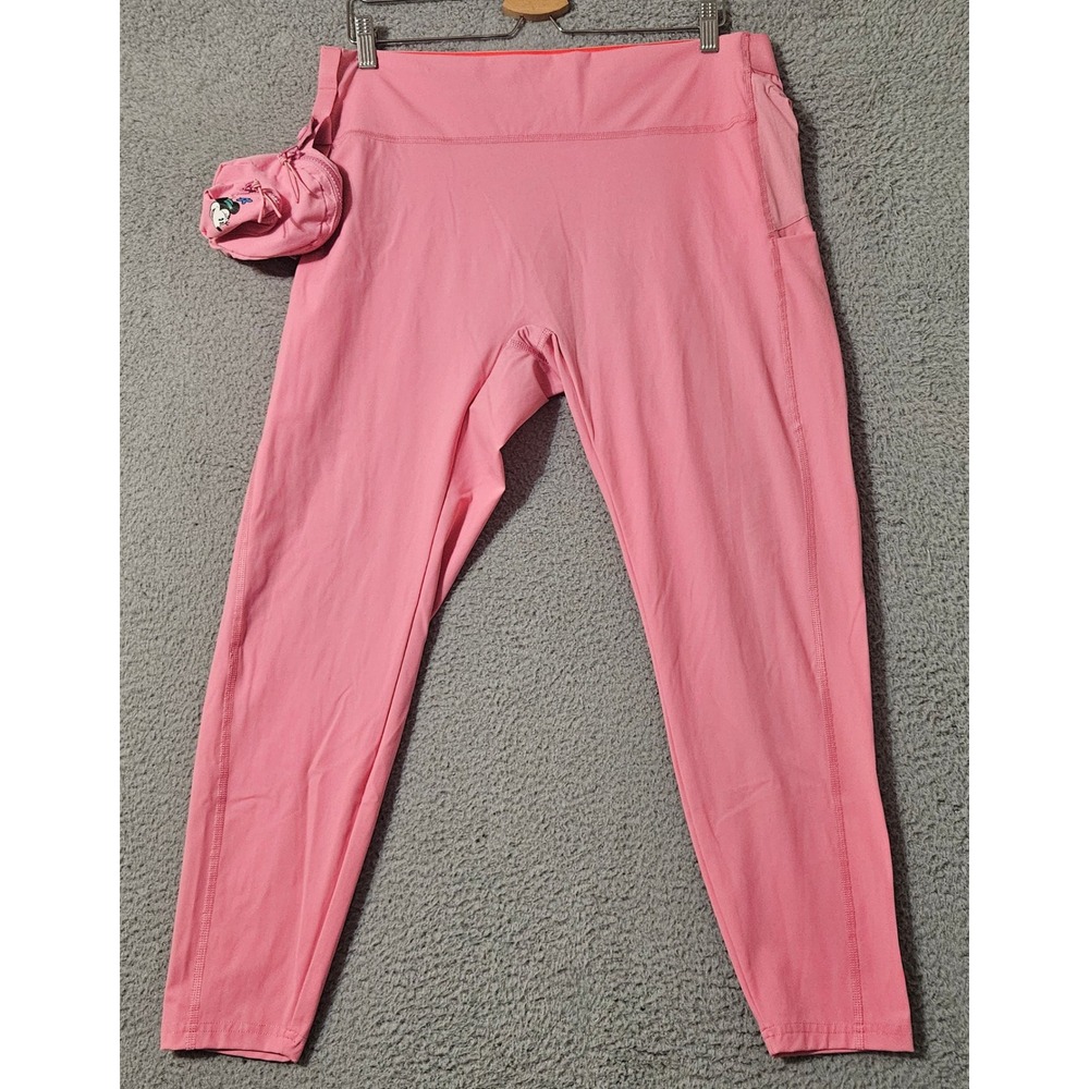 Outdoor Voices x Disney Minnie Mouse Pink Leggings RARE Limited Edition Size 3XL